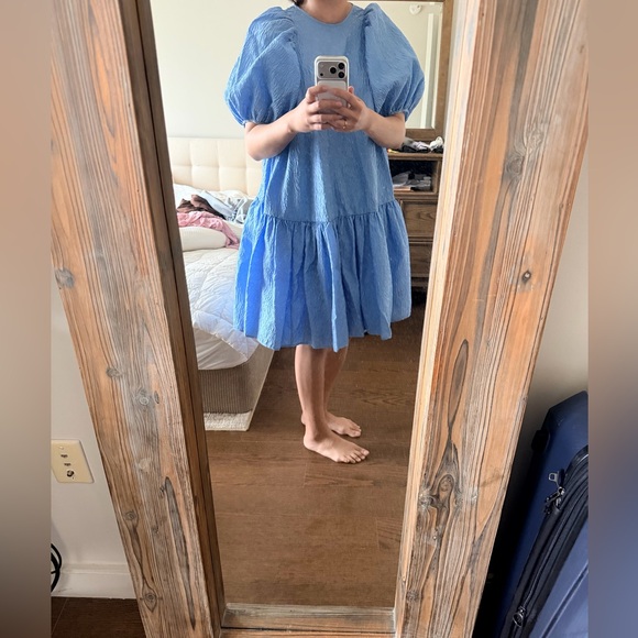 Cecilie Bahnsen Light Blue Alexandra Dress - Picture 6 of 6